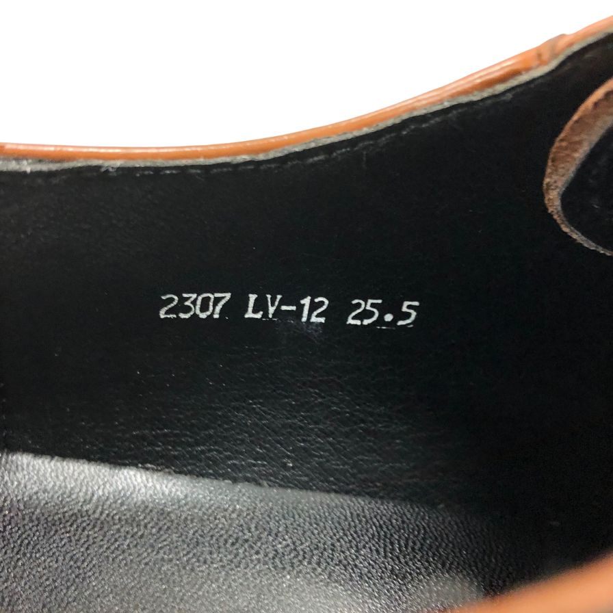 クリスチャンカラノ レザーシューズ レースアップ ストレートチップ プレーントゥ LV12 キャメル 25.5㎝ メンズ 革靴 日本製 撥水 ChristianCarano 約25.5cm【AFD9-2】