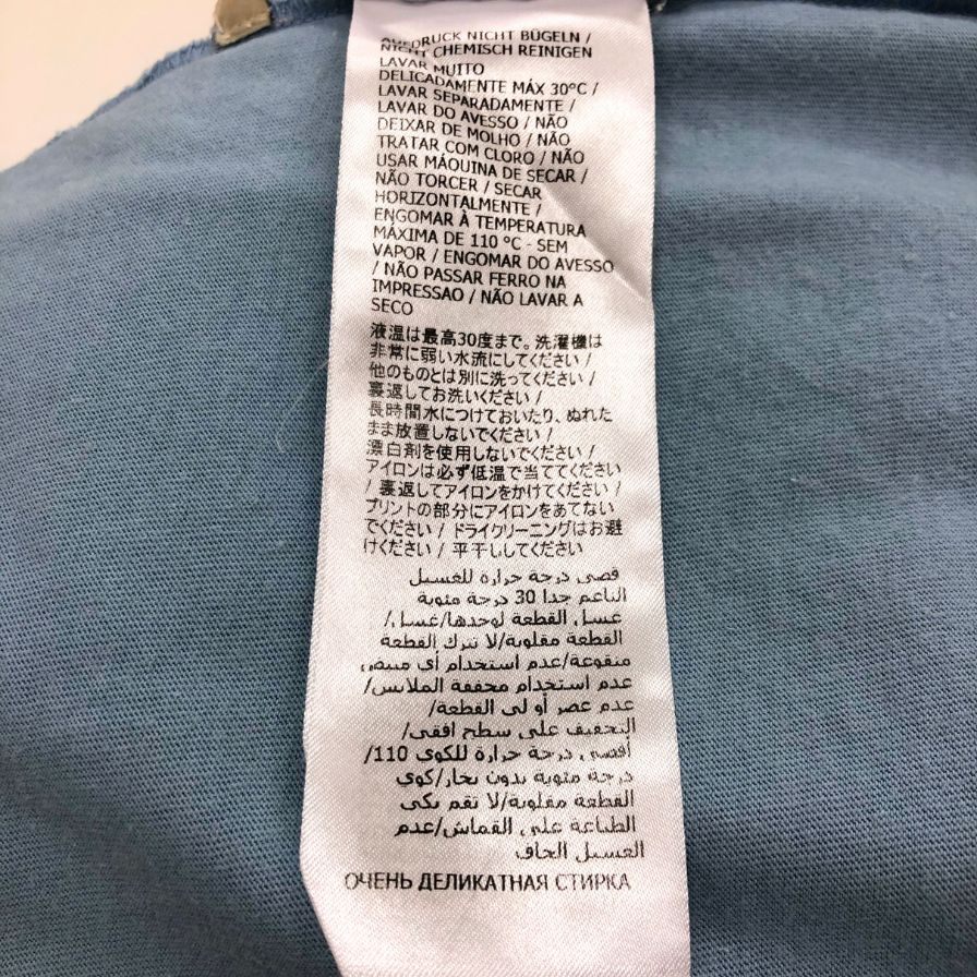 中古◆グッチ×アディダス 半袖Tシャツ ブルー サイズS メンズ 616036 GUCCI×adidas 【AFB3】