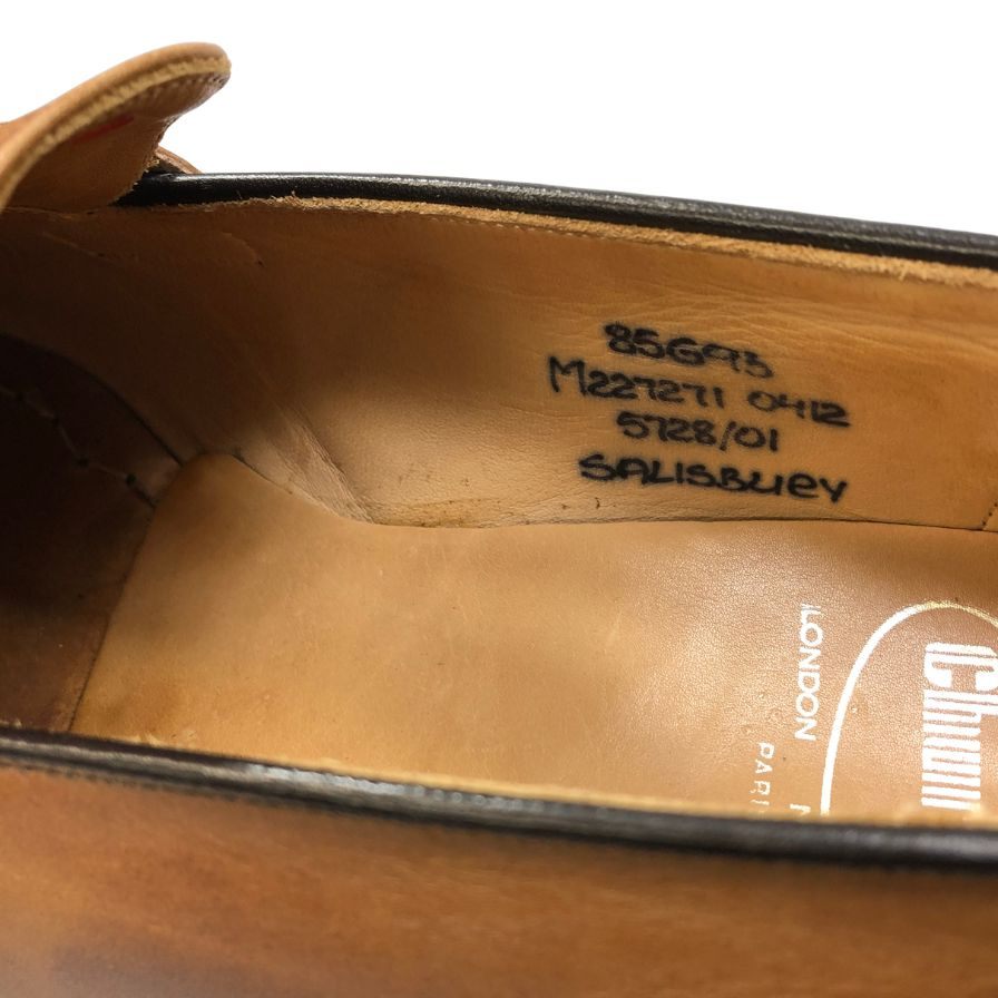 チャーチ ローファー ソールズベリー ブラウン メンズ サイズ85G Church's SALISBURY ローファー 約27.0cm【LA】【中古】