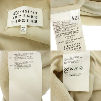 中古◆メゾン マルタン マルジェラ 1 転写ワンピース S51CT0486 サイズ42 ベージュ系 Maison Martin Margiela 【AFB20】