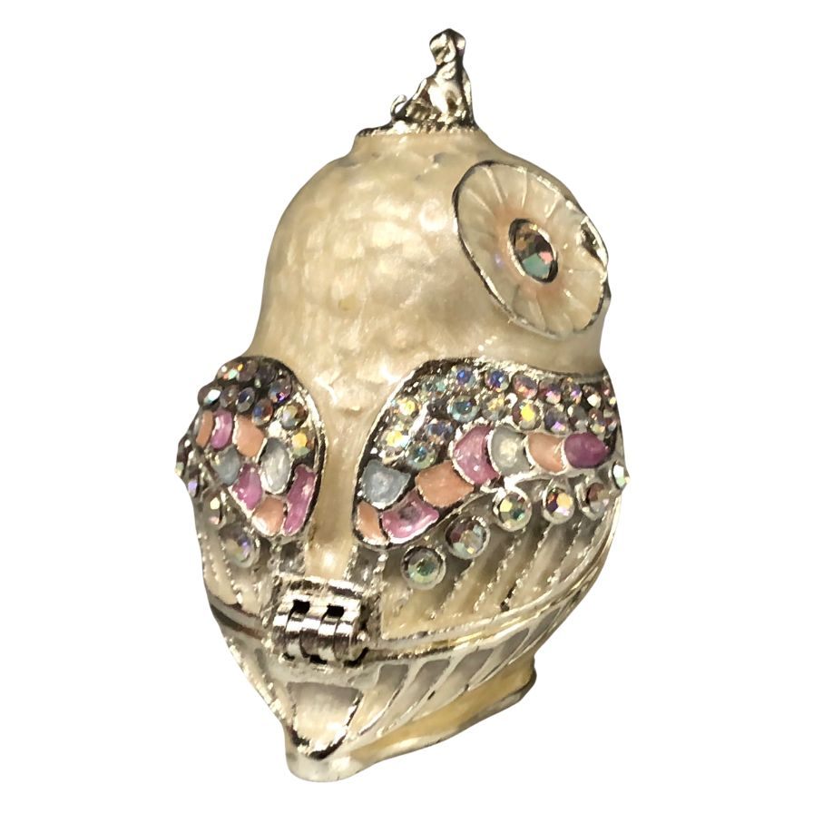 ピィアース ジュエリーボックス アクセサリーケース 小物入れ フクロウ Piearth【AFI19】【中古】