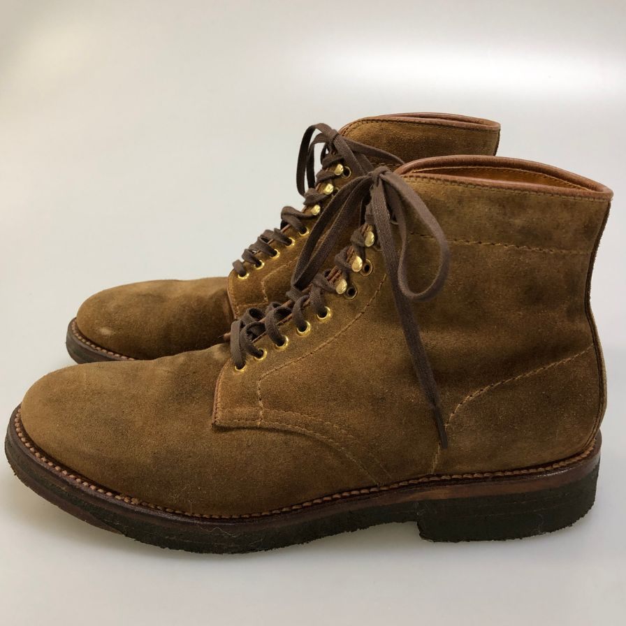 オールデン 46054H  スナッフ スウェード ブーツ メンズ サイズ 6ハーフ ブラウン Alden ブーツ 約24.5cm【LA】【中古】