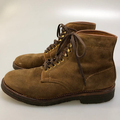 オールデン 46054H  スナッフ スウェード ブーツ メンズ サイズ 6ハーフ ブラウン Alden ブーツ 約24.5cm【LA】【中古】