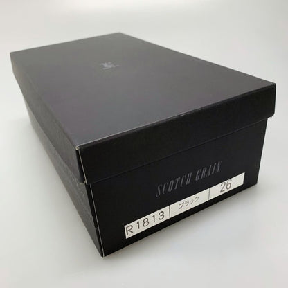 スコッチグレイン シャインオアレイン ストレートチップ R1813 ブラック サイズ26㎝ メンズ 革靴 SCOTCH GRAIN  約26.0cm【LA】【中古】