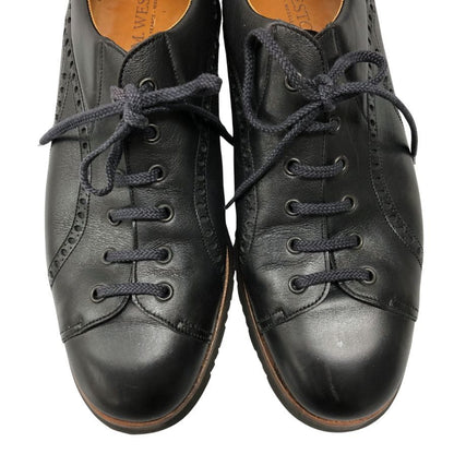 ジェイエムウエストン レザースニーカー モンキーシューズ ブラック メンズ サイズUK8C J.M.WESTON 約27.0cm【AFC30】