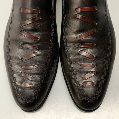 ベルルッティ  ローファー B1035 オルガ期 デザイン パティーヌ ブラウン サイズ7 Berluti 約25.5cm【AFC6】