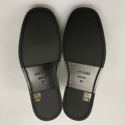ジミーチュウ スリッポン VQH LAW サイズ41 ブラック メンズ JIMMY CHOO 約26.0cm【AFD6】