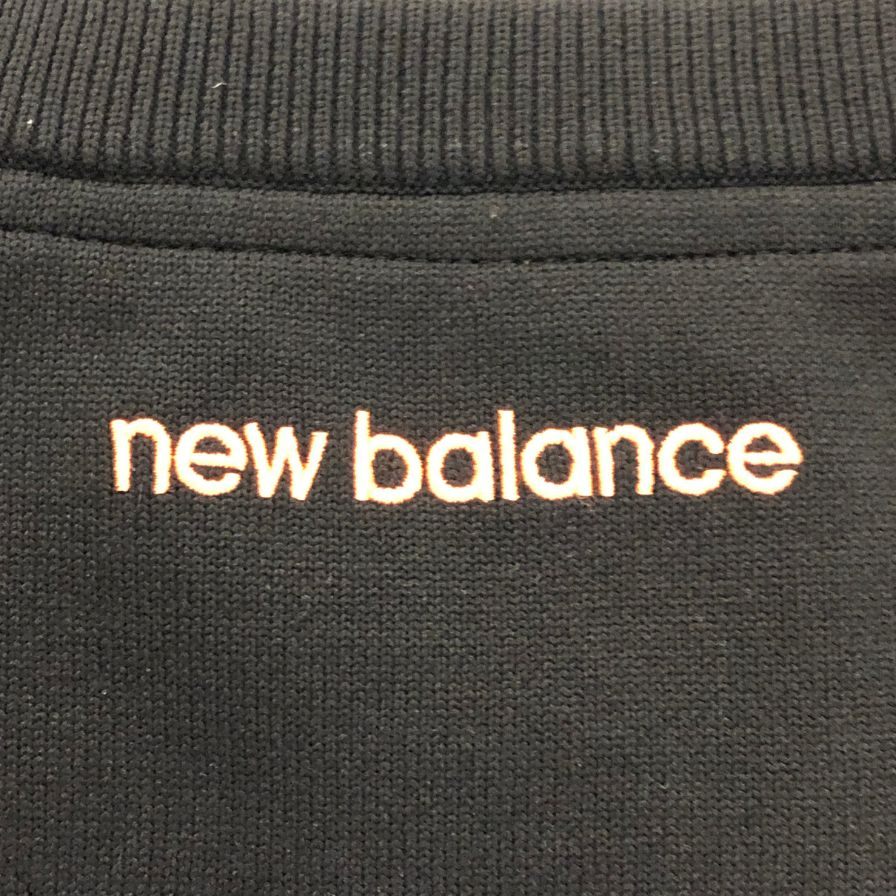 美品◆ニューバランス ゴルフ ニット クルーネック ブラック メンズ サイズ6 New Balance Golf 【AFA21】