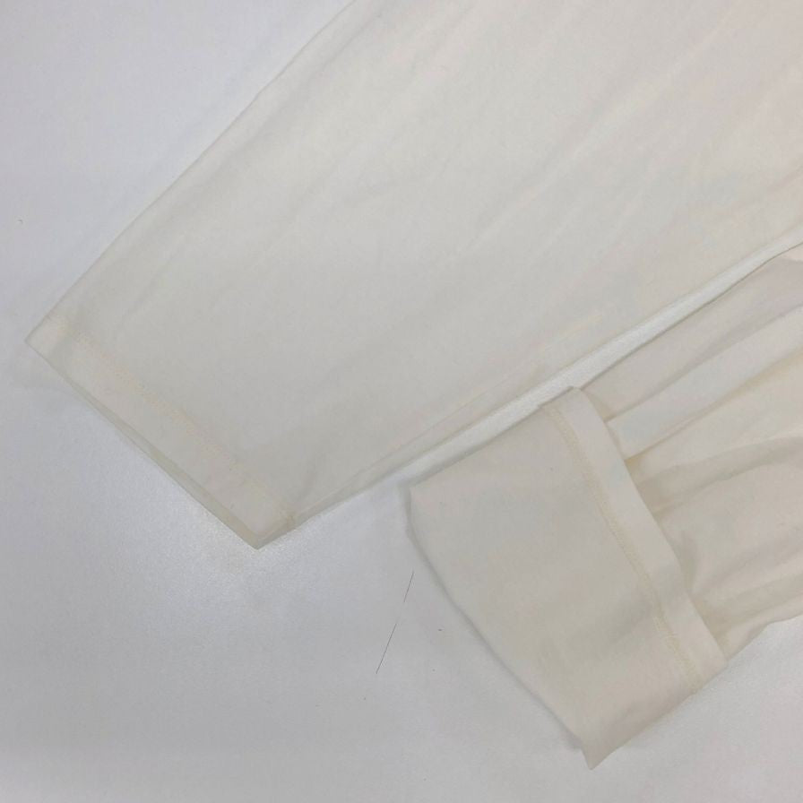 極美品◆セリーヌ 23SS ロングスリーブTシャツ Dysfunctional Bauhaus ホワイト メンズ サイズS CELINE 【AFB25】