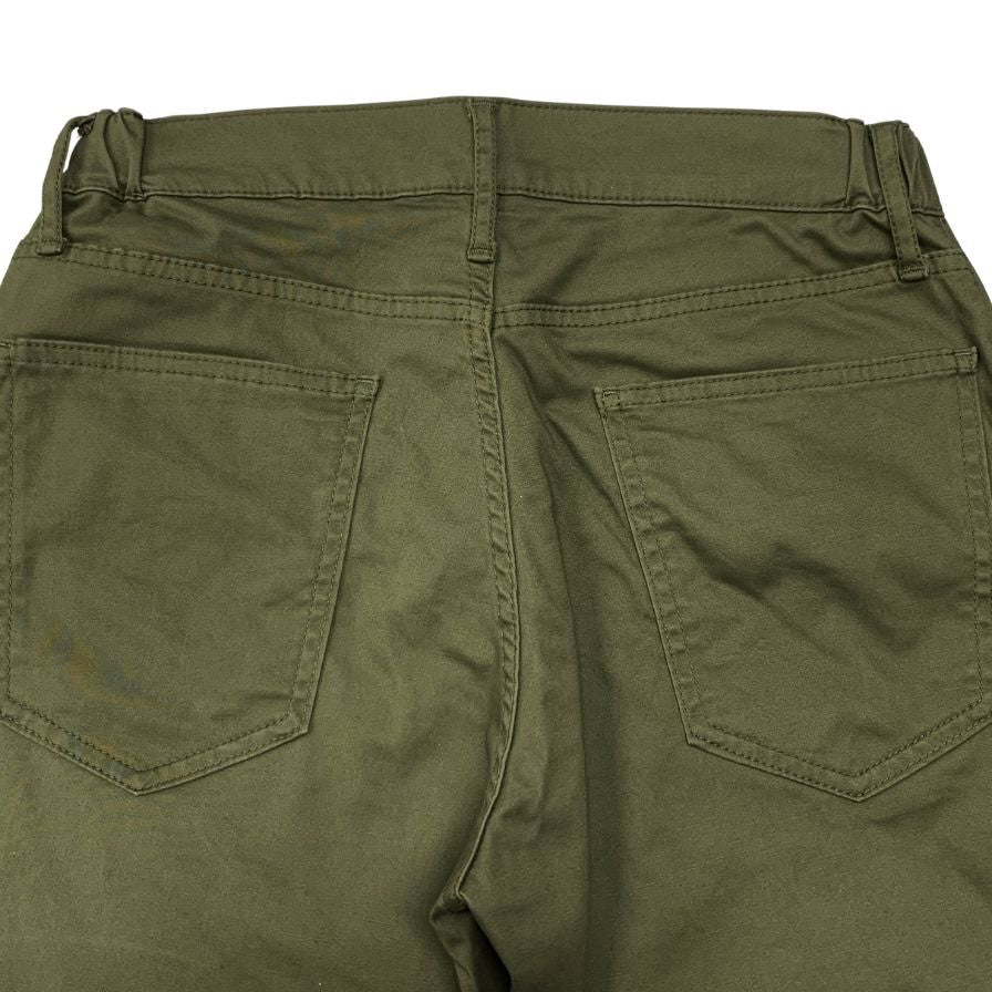 岡山デニム チノパン コットン カーキ サイズM OKAYAMA DENIM 【AFB40】