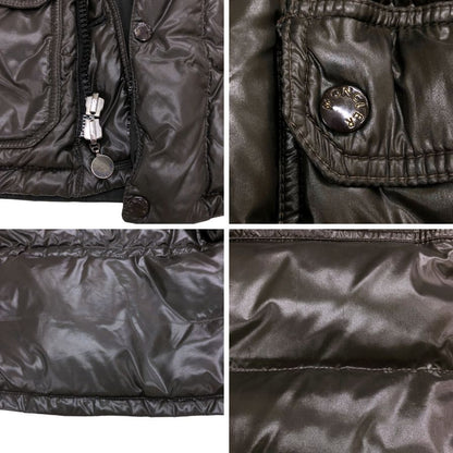 中古◆モンクレール ダウンジャケット ハリウッド ブラウン サイズ0 メンズ MONCLER HOLLYWOOD 【AFA18】