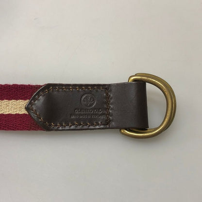 グレンロイヤル リボンベルト ダブルリング ストライプ柄 メンズ サイズフリー GLENROYAL【AFI12】