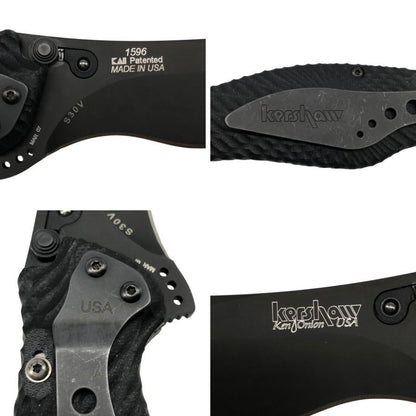 カーショウ フォールディングナイフ 1596 S30V ブラック Kershaw【AFI15】【中古】