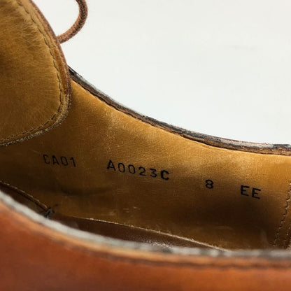 エルメネジルド・ゼニア ナポリ クチュール プレーントゥシューズ サイズ 8 ブラウン メンズ Ermenegildo Zegna Napoli COUTURE 約26.5cm【AFC36】
