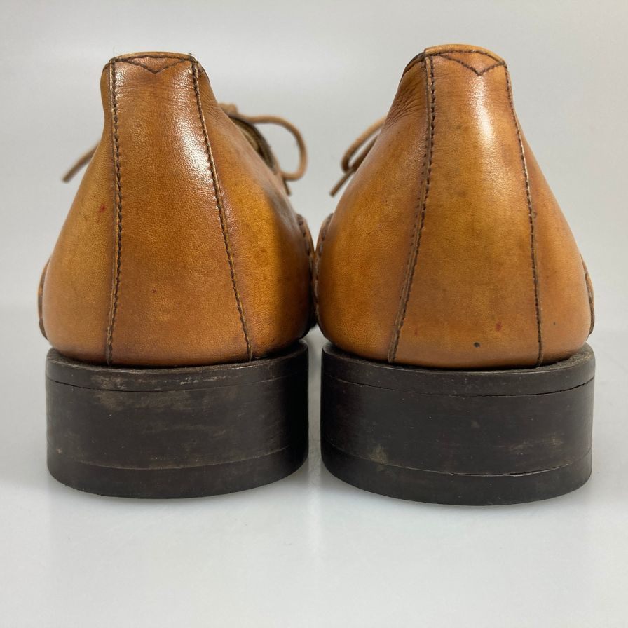 ビューティフルシューズ Uチップ レザーシューズ ライトブラウン サイズ不明 A. Beauty Shoes 約不明cm【AFC32】