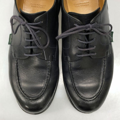 パラブーツ レザーシューズ シャンボード Uチップ カーフ ブラック メンズ サイズUK7 Paraboot CHAMBORD ビジネスシューズ 約25.5cm【LA】【中古】