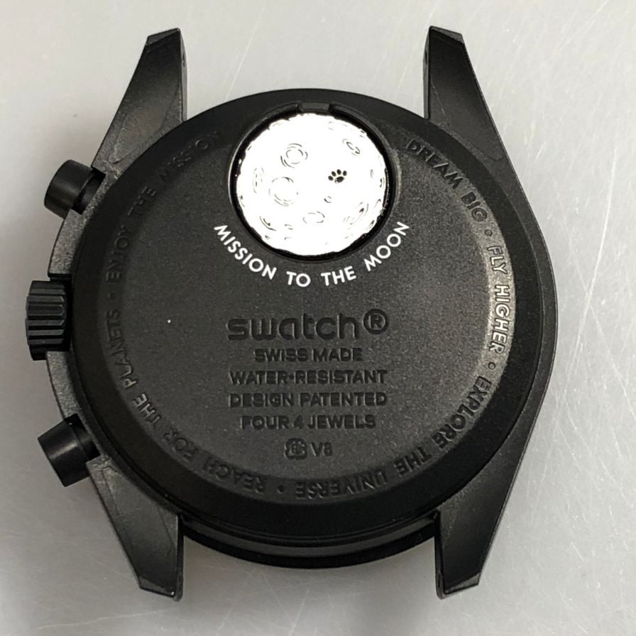 オメガ スウォッチ 腕時計 ムーンスウォッチ スヌーピー  MoonSwatch Snoopy Mission to the Moonphase ブラック OMEGA Swatch【AFI8】