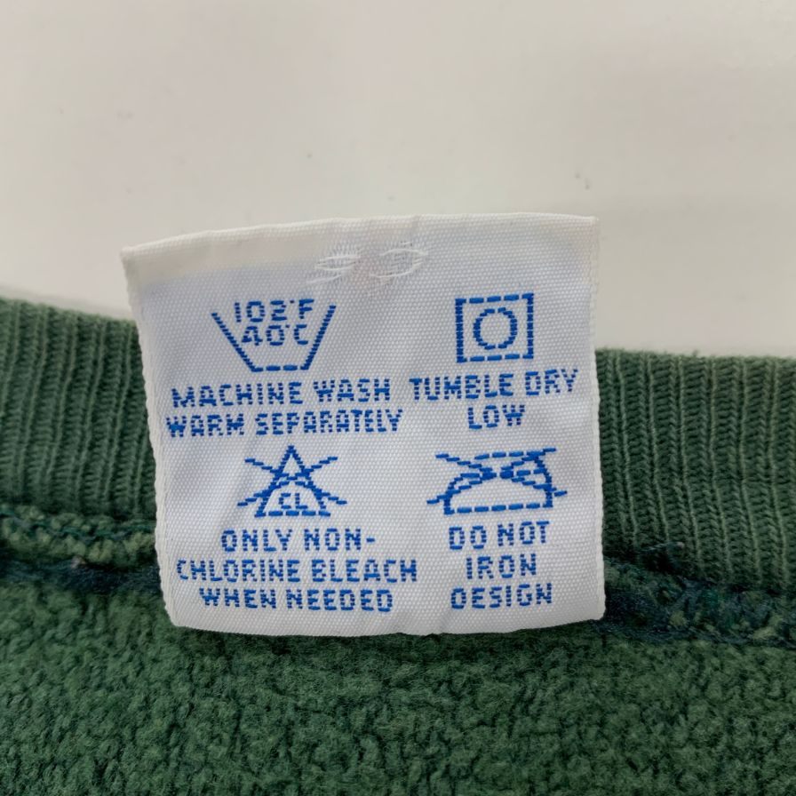 中古◆チャンピオン リバースウィーブ 90S スウェット SWIMMING&DIVING グリーン メンズ サイズXXL Champion REVERSE WEAVE 【AFB52】