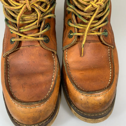 レッドウィング 877 97年製 8インチ クラシックモックトゥブーツ ブラウン メンズ サイズ9D REDWING 約27.0cm【YB2】