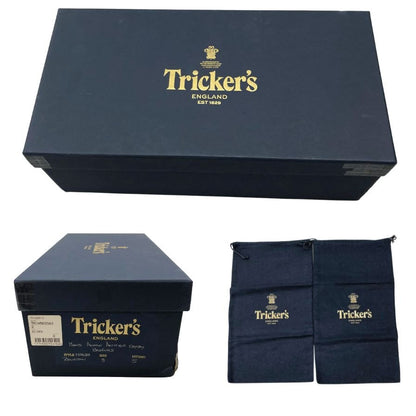 トリッカーズ レザーシューズ バートン ウィングチップ M5633 ベージュ メンズ サイズ8 Tricker`s BOURTON ビジネスシューズ 約26.5cm【LA】【中古】