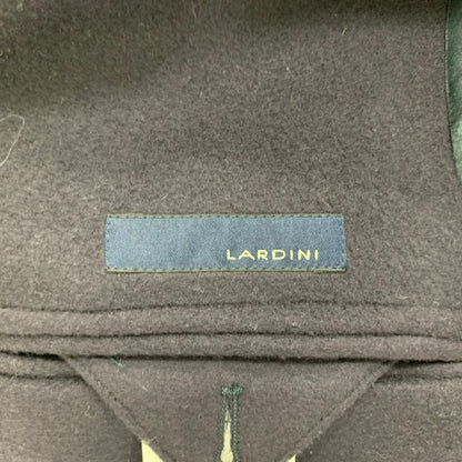 美品◆ラルディーニ チェスターコート JJ23143AQ ウールフランネルソリッド メンズ ネイビー サイズ44 LARDINI 【AFB40】