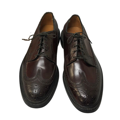 フローシャイム レザーシューズ LWB ケンム―ル インペリアル コードバン バーガンディ メンズ サイズ9.5EEE FLORSHEIM ビジネスシューズ 約27.5cm【LA】【中古】