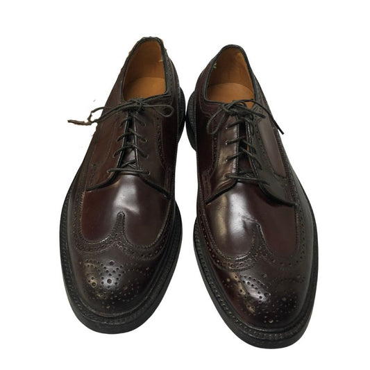 フローシャイム レザーシューズ LWB ケンム―ル インペリアル コードバン バーガンディ メンズ サイズ9.5EEE FLORSHEIM ビジネスシューズ 約27.5cm【LA】【中古】