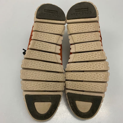 コールハーン ゼログランド ウイングチップ レザーシューズ オレンジ サイズ7ハーフ メンズ スニーカー COLE HAAN ZEROGRAND 約25.0cm【AFC4】