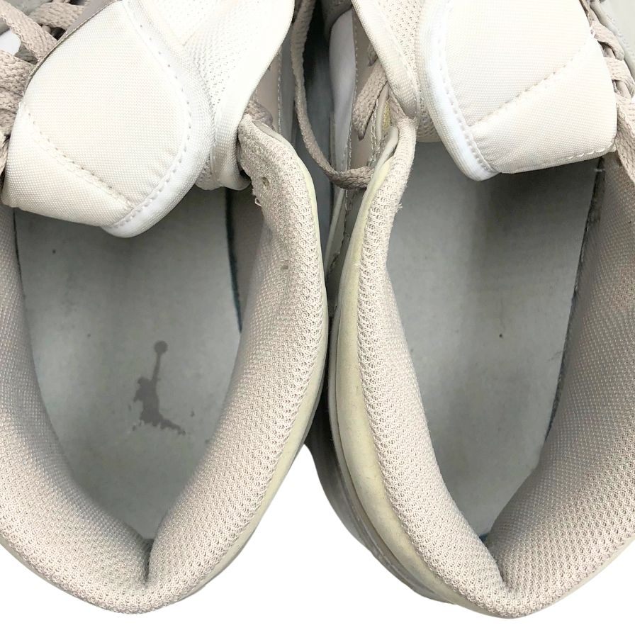 ナイキ ハイカット スニーカー エアジョーダン 1  AIR JORDAN 1 Mid Linen 554724-082 メンズ グレー サイズ 27.5cm NIKE 約27.5cm【AFC5】