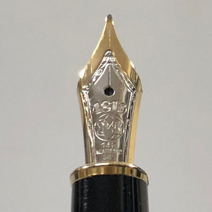 モンブラン 万年筆 マイスターシュテュック ペン先14K 585 ブラック ゴールド MONTBLANC【AFI2】