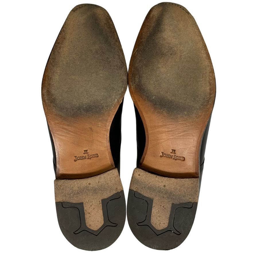 ジョンロブ レザーシューズ ダブルモンク ウィリアム2 メンズ UK5E ブラック JOHN LOBB WILLIAM ビジネスシューズ 約23.5cm【LA】【中古】