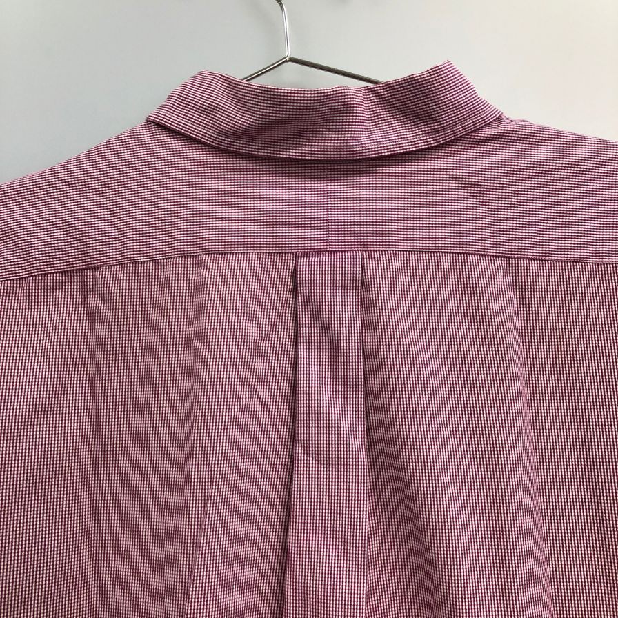 美品◆ラルフローレン ボタンダウンシャツ 90S オールド BLAKE チェック ピンク系 メンズ サイズXXL Ralph Lauren 【AFB40】