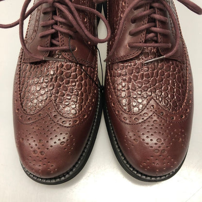 コールハーン レザーシューズ レザーシューズ オリジナルグランド ロングウィングオックスフォード ザイズ7 ブラウン メンズ COLE HAAN 約25.5cm【AFC3】