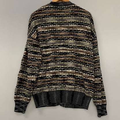 美品◆ミッソーニ カーディガン オールド ウオモ ブラック メンズ サイズ50 MISSONI UOMO 【AFB4】