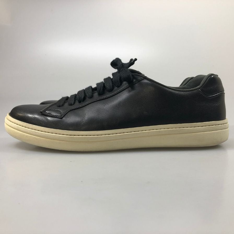 チャーチ レザースニーカー サイズ8.5 ブラック メンズ churchｓ 約27.0cm【AFC36】