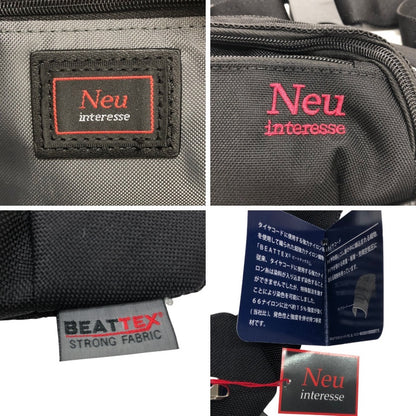 ノイ インテレッセ ウエストバッグ ブラック メンズ Neu interesse【AFE3】