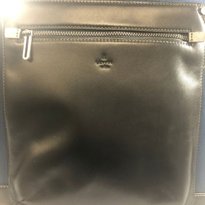 ランバン オンブルー リュック ビジネス ファスナー ナイロン×レザーコンビ メンズ ネイビー×ブラック LANVIN【AFE10】