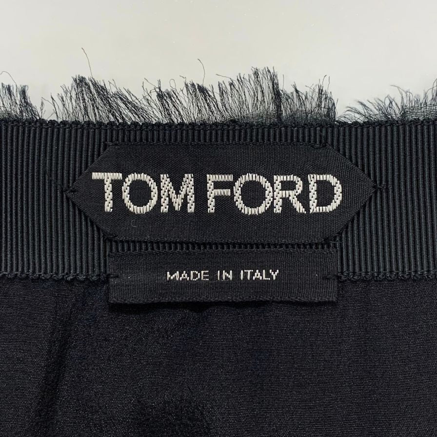トムフォード スカート パッチあしらい イタリア製 レディース サイズ42 ブラック TOMFORD【AFB16】