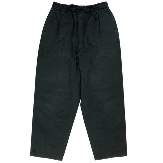 ジルサンダー 20AW ウエストイージーパンツ クロップド JSMR311918 メンズ サイズ46 ブラック JIL SANDER 【AFB47】