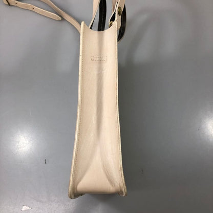 グレンロイヤル ショルダーバッグ 2WAY ブライドルレザー グレー ゴールド金具 GLENROYAL【AFE8】