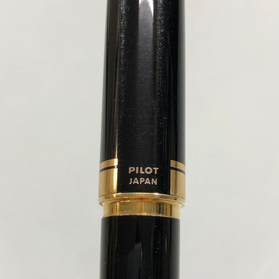 パイロット 万年筆 キャップ式 ペン先 14K 585 ブラック&ゴールド  PILOT【AFI14】
