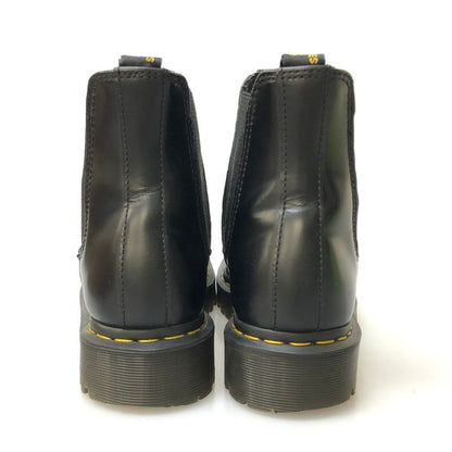 ドクターマーチン サイドゴアブーツ レザー スクエア 2976 BEX SQUARED ブラック UK6 Dr.Martens 約25.0cm【AFD2】