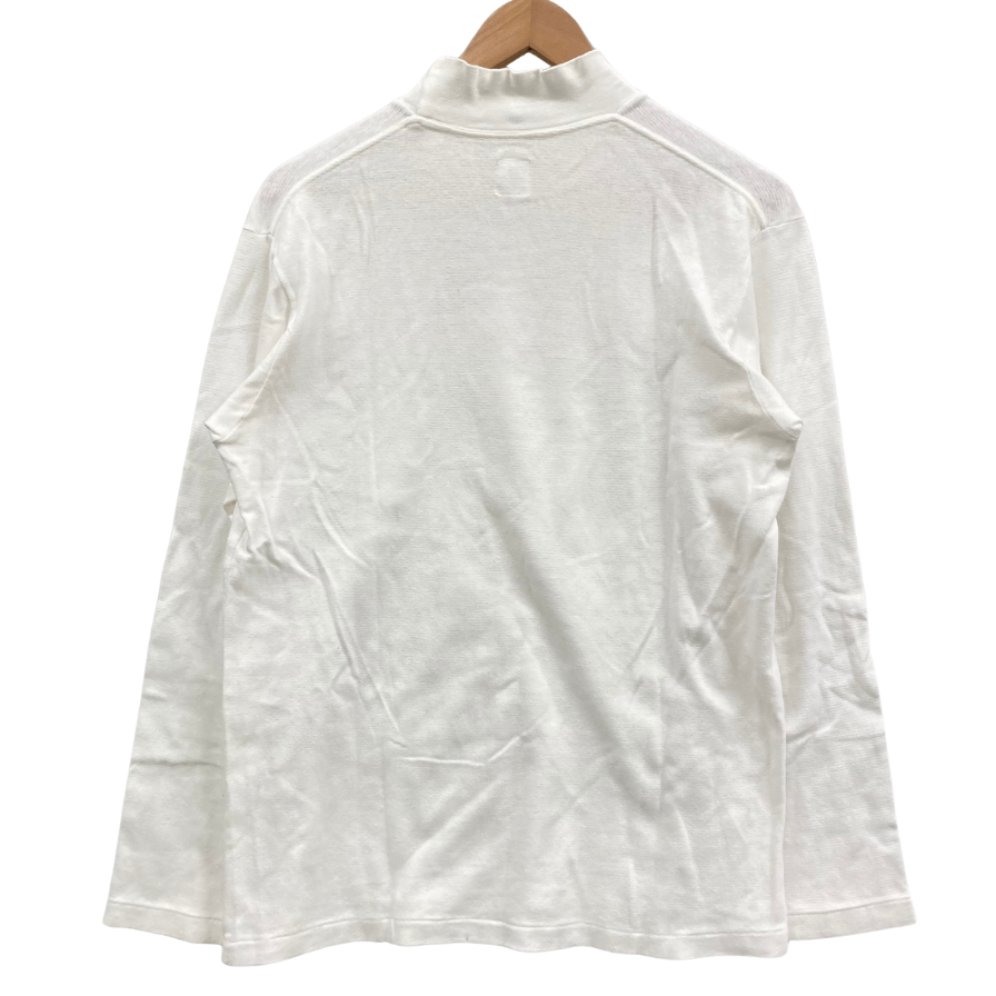 Good Condition◆ANATOMICA Mock Neck Long Sleeve T Men's White Size M ANATOMICA [AFA22] 