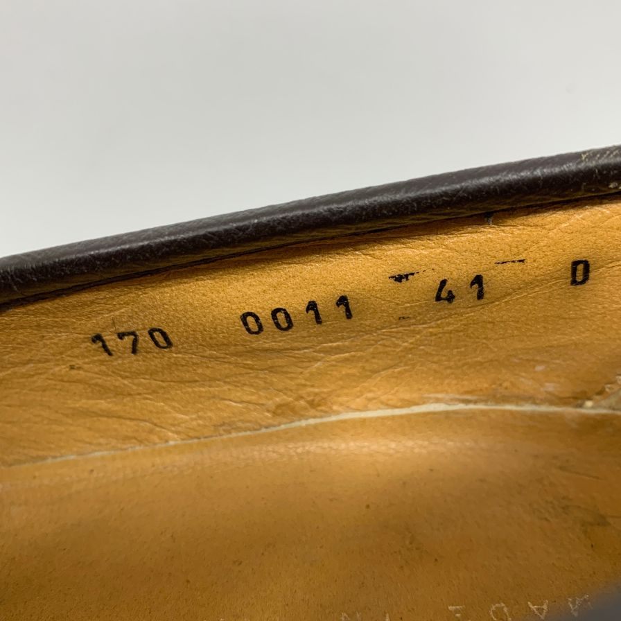 シップス ビットローファー スエード 170 0011 ブラウン サイズ41D SHIPS 約26.0cm【AFC47】