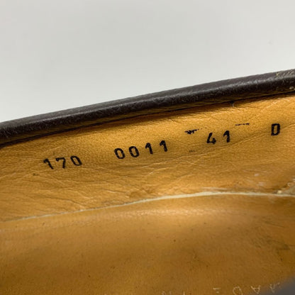 シップス ビットローファー スエード 170 0011 ブラウン サイズ41D SHIPS 約26.0cm【AFC47】