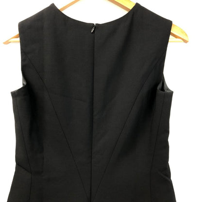 美品◆フォクシー ブティック ワンピース ノースリーブ 16443 ウール ブラック レディース サイズ40 FOXEY BOUTIQUE 【AFB3】