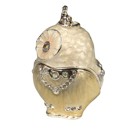 ピィアース ジュエリーボックス アクセサリーケース 小物入れ フクロウ Piearth【AFI19】【中古】