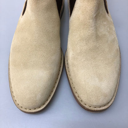 サントーニ サイドゴアブーツ スエード メンズ ベージュ サイズUK8 Santoni 約27.0cm【AFC29】