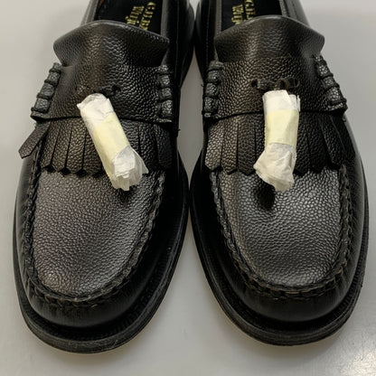 ジーエイチバス タッセルローファー ウィージャンズ ラーソン シボレザー サイズ9 メンズ ブラック G.H.Bass&Co. WEEJUNS LARSON 約27.0cm【AFD14】