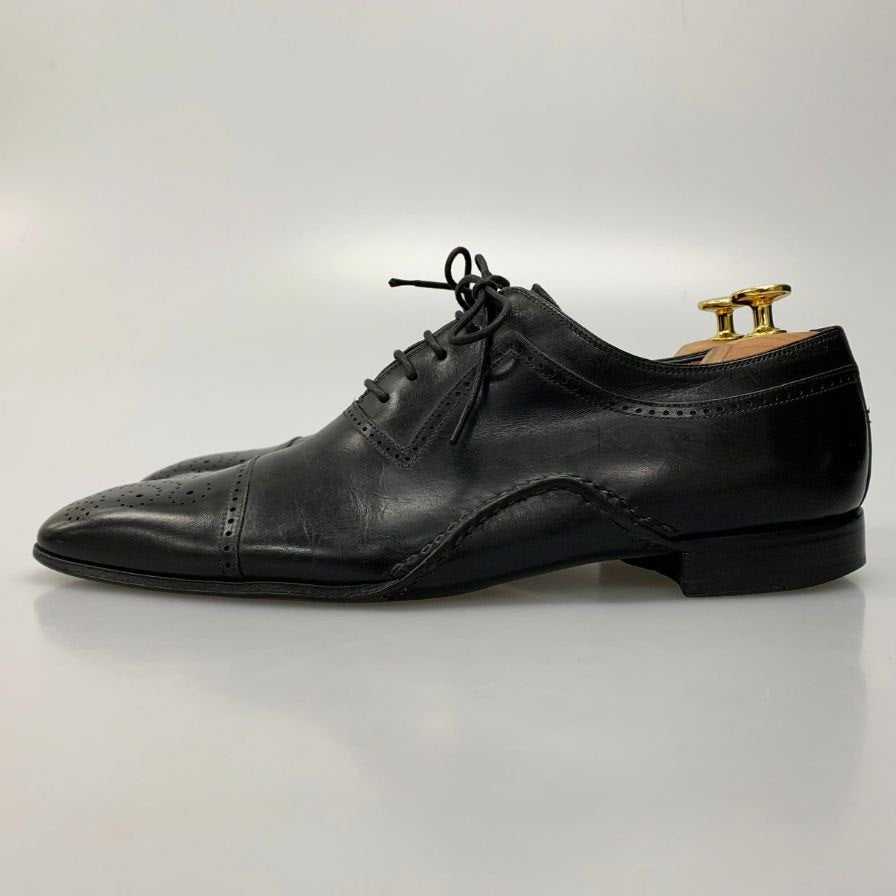 美品✨マグナーニ 革靴 オパンケ製法 プレーントゥ ハート ダークグレー 42 美品✨マグナーニ 革靴 オパンケ製法 プレーントゥ ハート